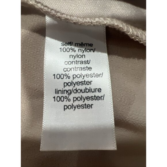 Studio Y Sequin Chiffon Sleeveless Top with Bow Tie Back & Rose Pattern Size M - Picture 13 of 14